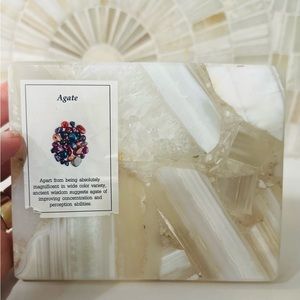 Crystal Agate soap holder